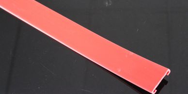 red vinyl for drop bars for weldco glass rack