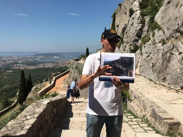 Klis Castle in Klis, Croatia