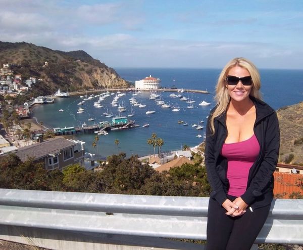 View up top, Catalina Island