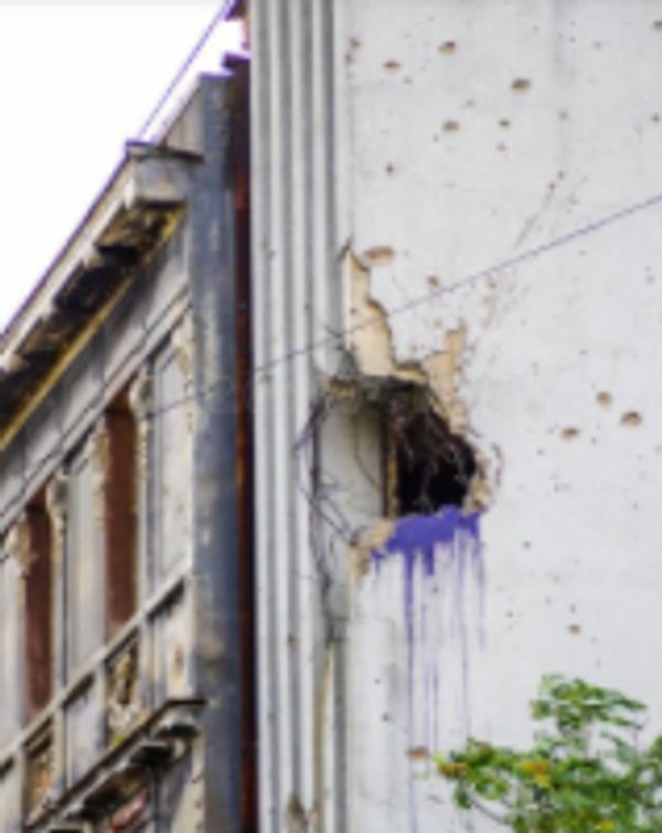 BOSNIA AND HERZEGOVINA - BEAUTY AND BULLET HOLES