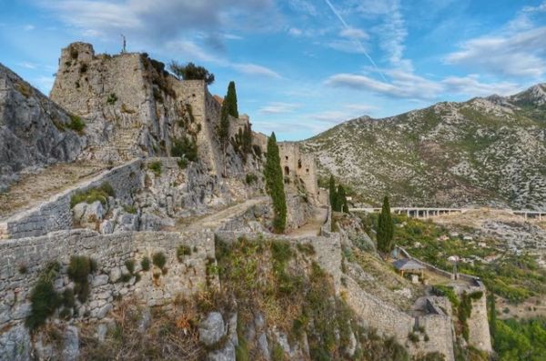 Klis Castle in Klis, Croatia