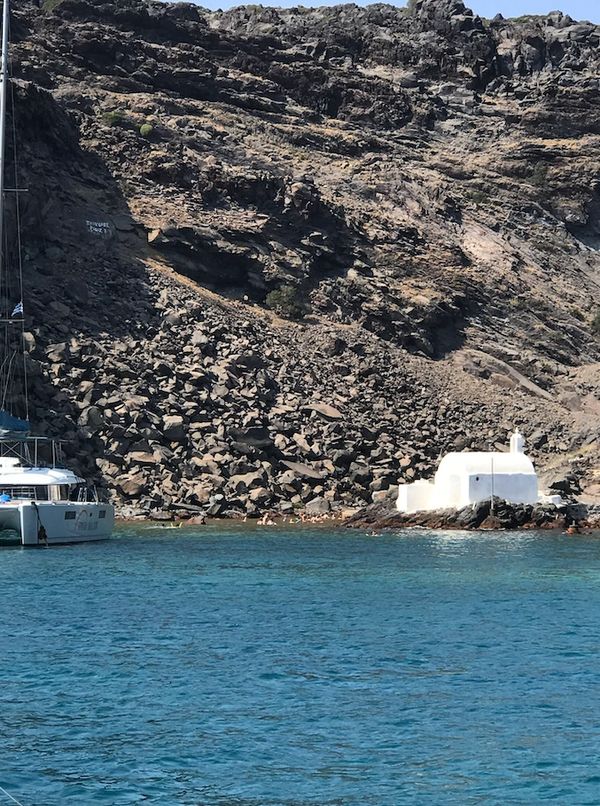 Thermal Mud Bath, Caldera, Santorini