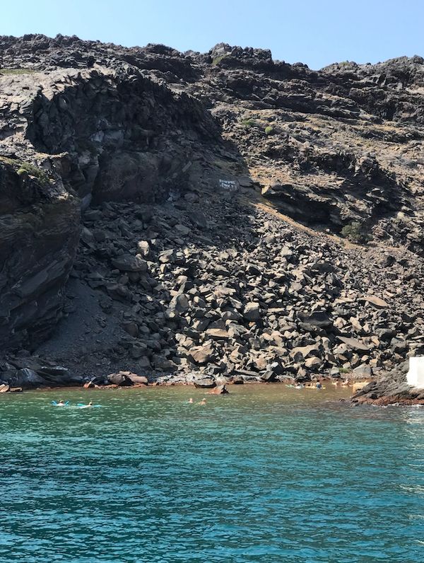 Thermal Mud Bath, Caldera, Santorini
