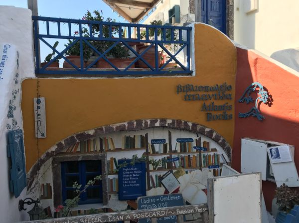Atlantis Bookstore, Oia, Santorini