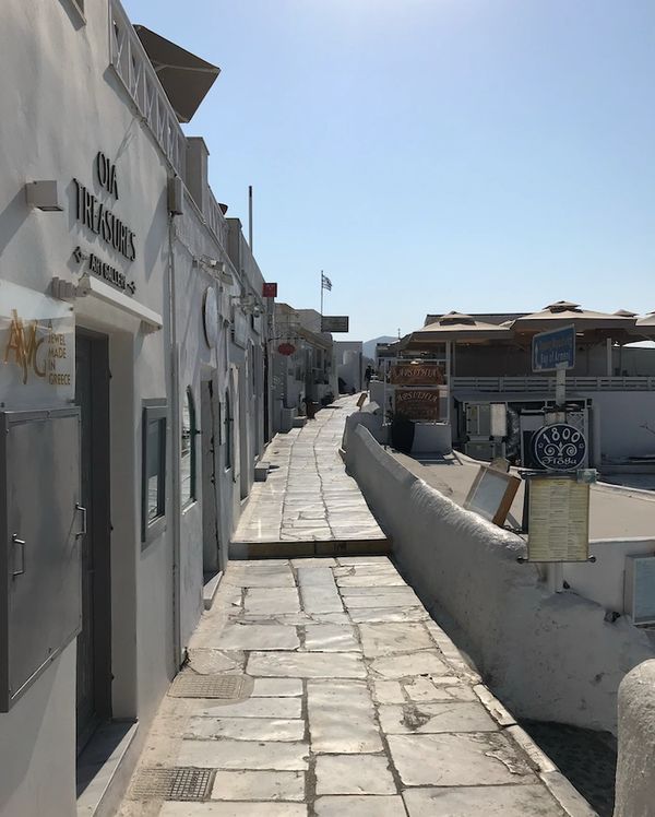 Oia, Santorini before the crowds came