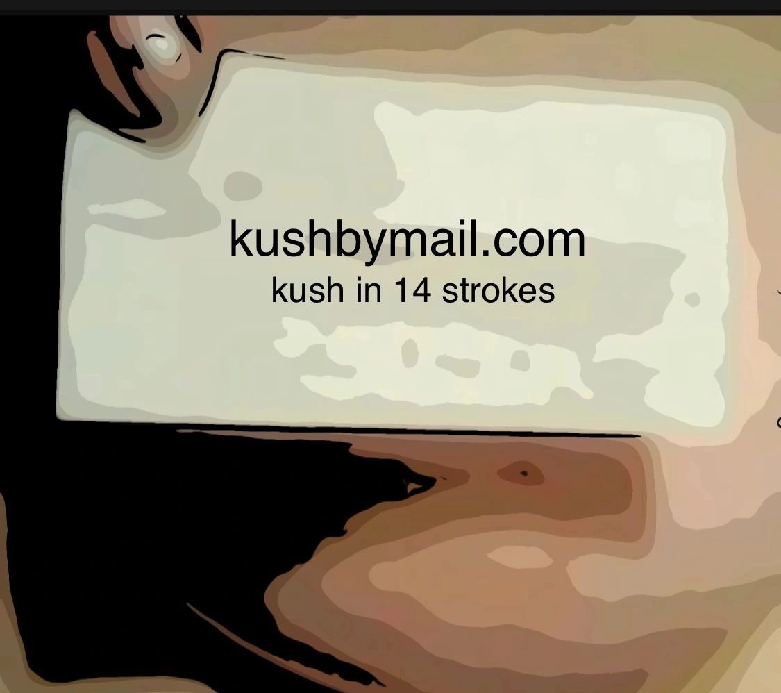 COMIC BOOB WITH ROLLING PAPER OVER NIPPLE KUSHBYMAIL.COM LOGO AVAILABLE ON TEE
