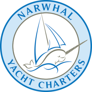 The logo of Narwhal Yacht Charters