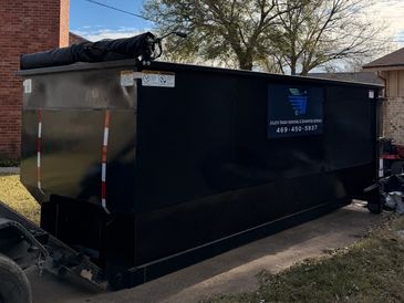 Large dumpster rental.