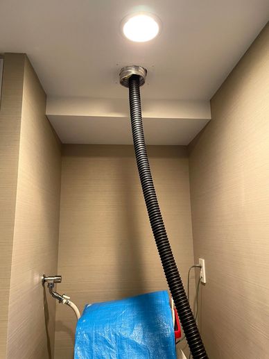 24時間換気ダクトの清掃