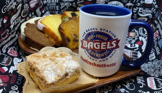 coffee, coffee crumb cake, baked goods, pound cake, gingerbread, pumpkin bread