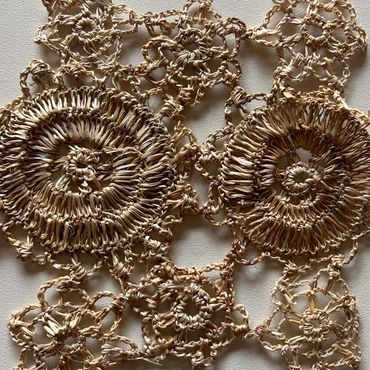 MU01WC008WLN
PLANTAIN FIBER NATURAL
LACE