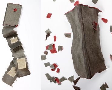 Don Widmer's artist book Detritus, inspired by Carol Frost, son of Robert Frost