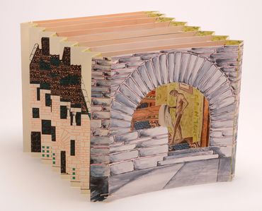 Don Widmer's artist book Fanny and the Doll Corpse, tunnel book version, sold