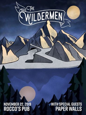Event poster for The Wildermen band