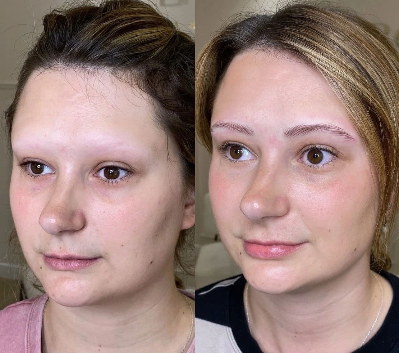 Hyper realism brows peterborough client