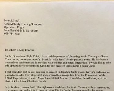 This is a letter from the USAF.  it can be read in the photos section of my webpage.