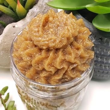 Body polish, all natural, African black soap, black soap body polish, organic sugar.