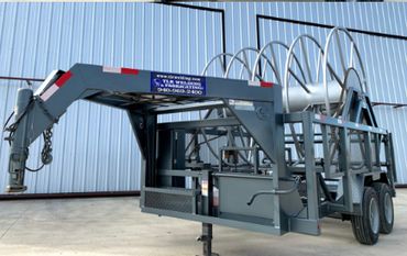 Layflat hose trailer