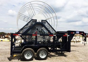 Layflat hose trailer