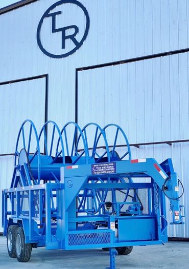 Layflat hose trailer