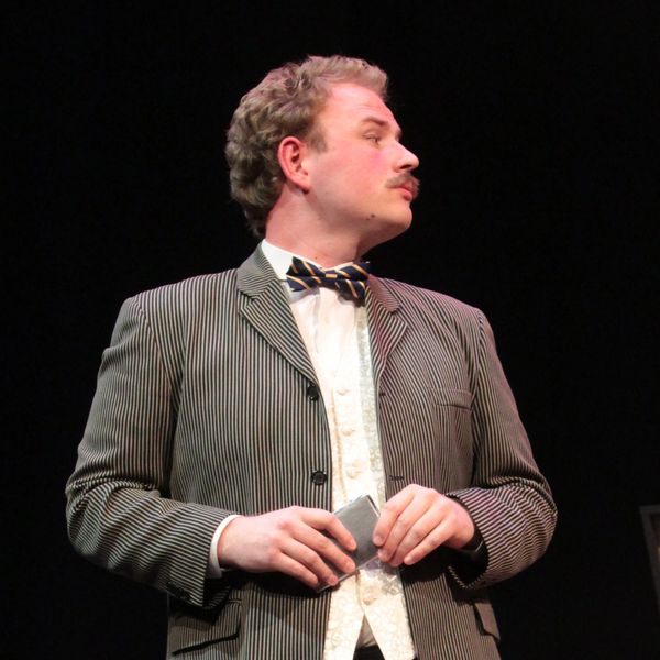 Billy Morton as Algernon Moncrieff in The Importance of Being Earnest at Oxford Playhouse in 2024