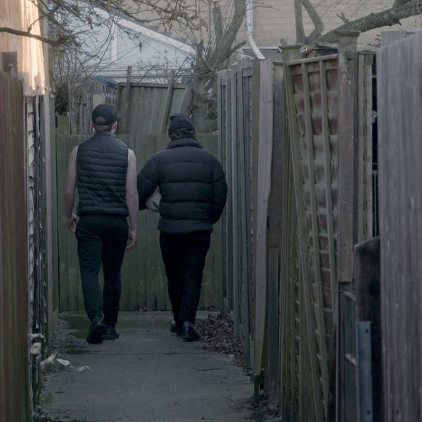 Wilf Anderton and Felix Morton in Straight Outta Compton, Berkshire