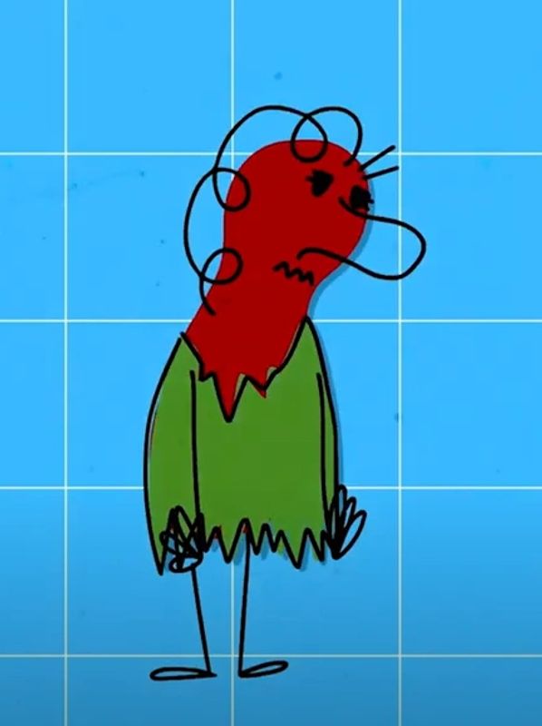 Image from the intro of How to Dress for the Apocalypse, animated by Studio Goblin