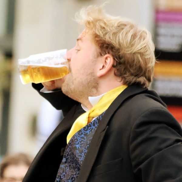 Billy Morton as Mercutio in Romeo and Juliet for Wild Goose Theatre at Oxford Castle in 2023