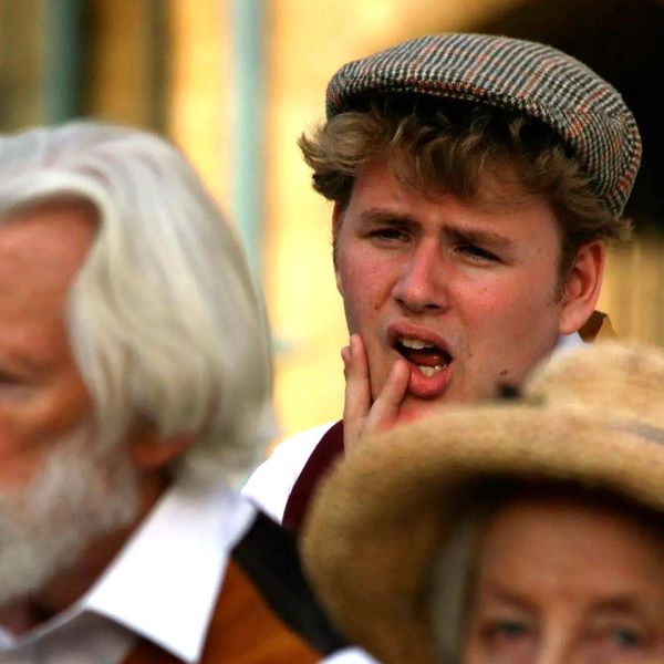 Billy Morton as Snout in A Midsummer Night's Dream for Wild Goose Theatre at Oxford Castle 2018