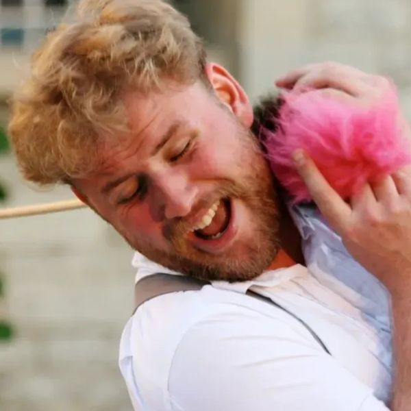 Billy Morton as Demetrius in A Midsummer Night's Dream for Wild Goose Theatre at Oxford Castle 2022