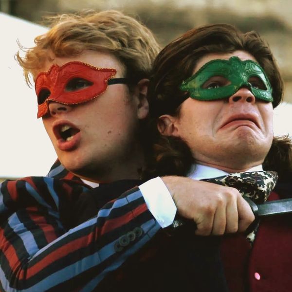 Billy Morton as Tybalt with Remi King in Romeo and Juliet for Wild Goose Theatre at Oxford Castle 20