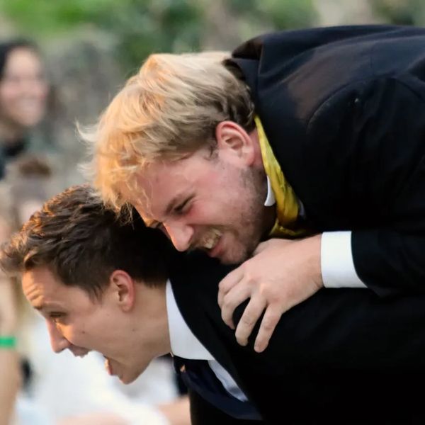 Billy Morton as Mercutio with Cyd Cowley in Romeo & Juliet at Oxford Castle in 2023