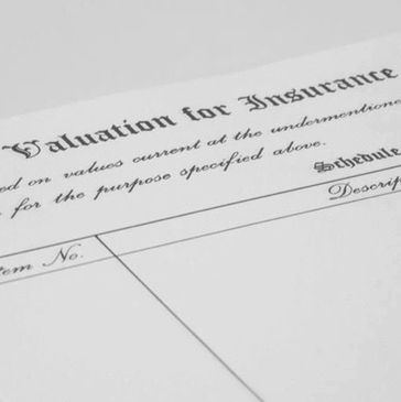 Valuation for insurance & probate services 