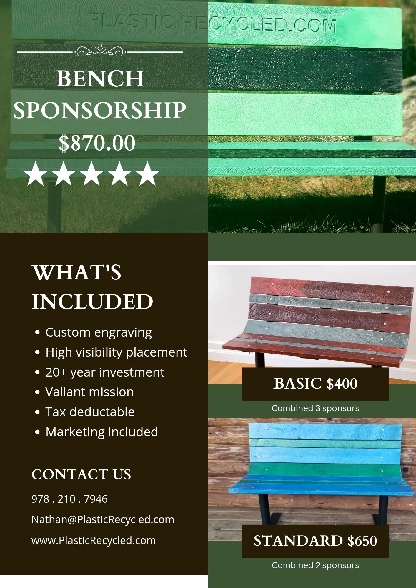 Sponsor a bench
#benchsponsor #benchsponsorship