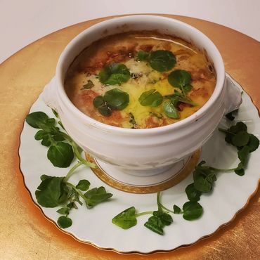 Coquille St. Jacques Scallops in Bowl
