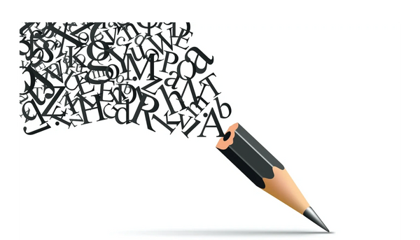 WV Disability History Essay Contest Pencil wit letters rising out of top