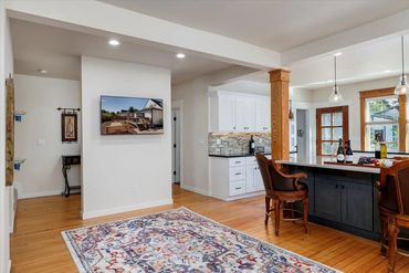 Plenty of room for morning yoga, or watching sports preparing meals in the gourmet kitchen