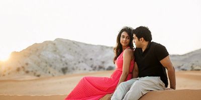 Honeymoon couple in Rajasthan