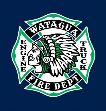 Watagua Fire Department logo with Native American chief.