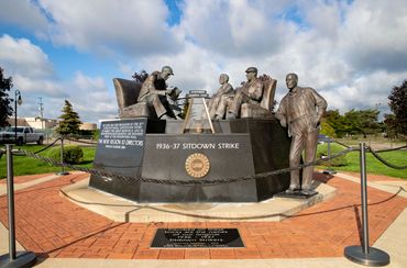 UAW Sit-Down Strike Memorial in Flint, Michigan