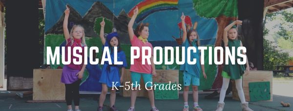 Musical Theatre Class at Playground Stage Asheville Buncombe County Kindergarten through 5th Grade