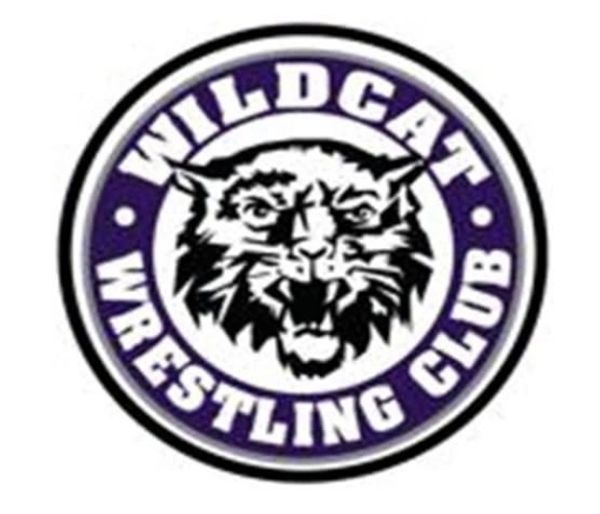Wildcat Wrestling Club logo with a fierce wildcat.
