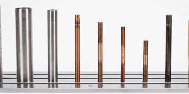 Eddy current refrence and calibration tubes.