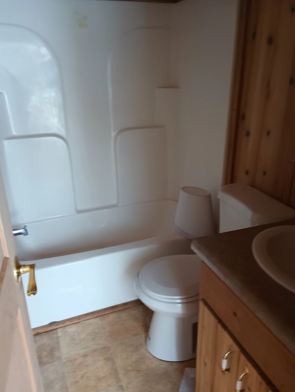 Cabin stay with private bathroom, cabins at Wisconsin dells campgrounds, Nature's Dells Campground