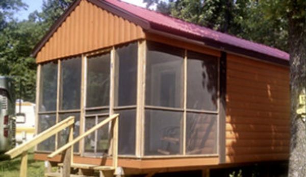 tent camping, rv park and cabin rentals at Nature's touch campground, cabin stay at campground