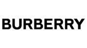 Burberry logo in black text.