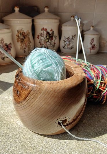 Mark's knitting wool bowl - April'25