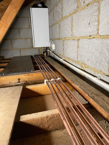 New boiler put in loft