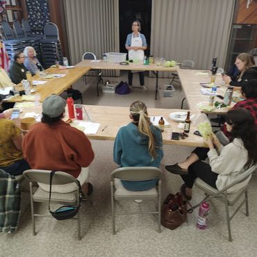 fermentation workshop in progress