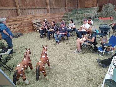 horse speak workshop in progress